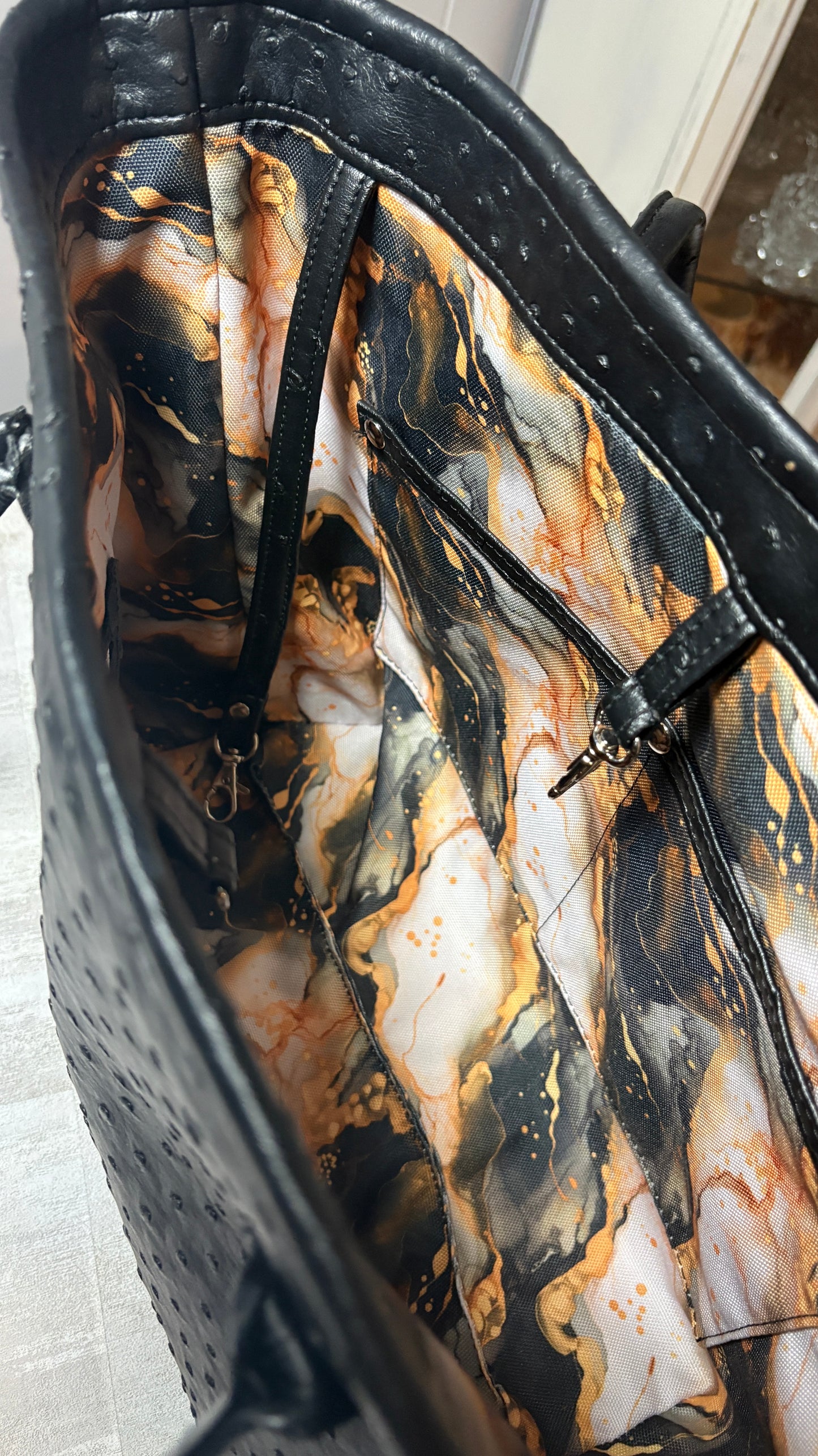 Carry All Black Shoulder Bag