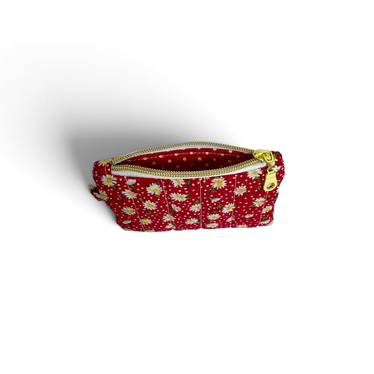 Coin Pouch | Red White Floral