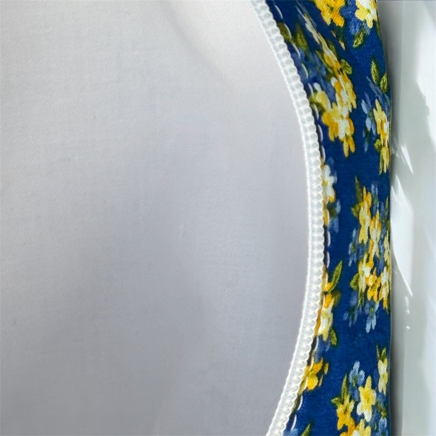 Boxy Carry All Bag Blue Yellow Floral Medium