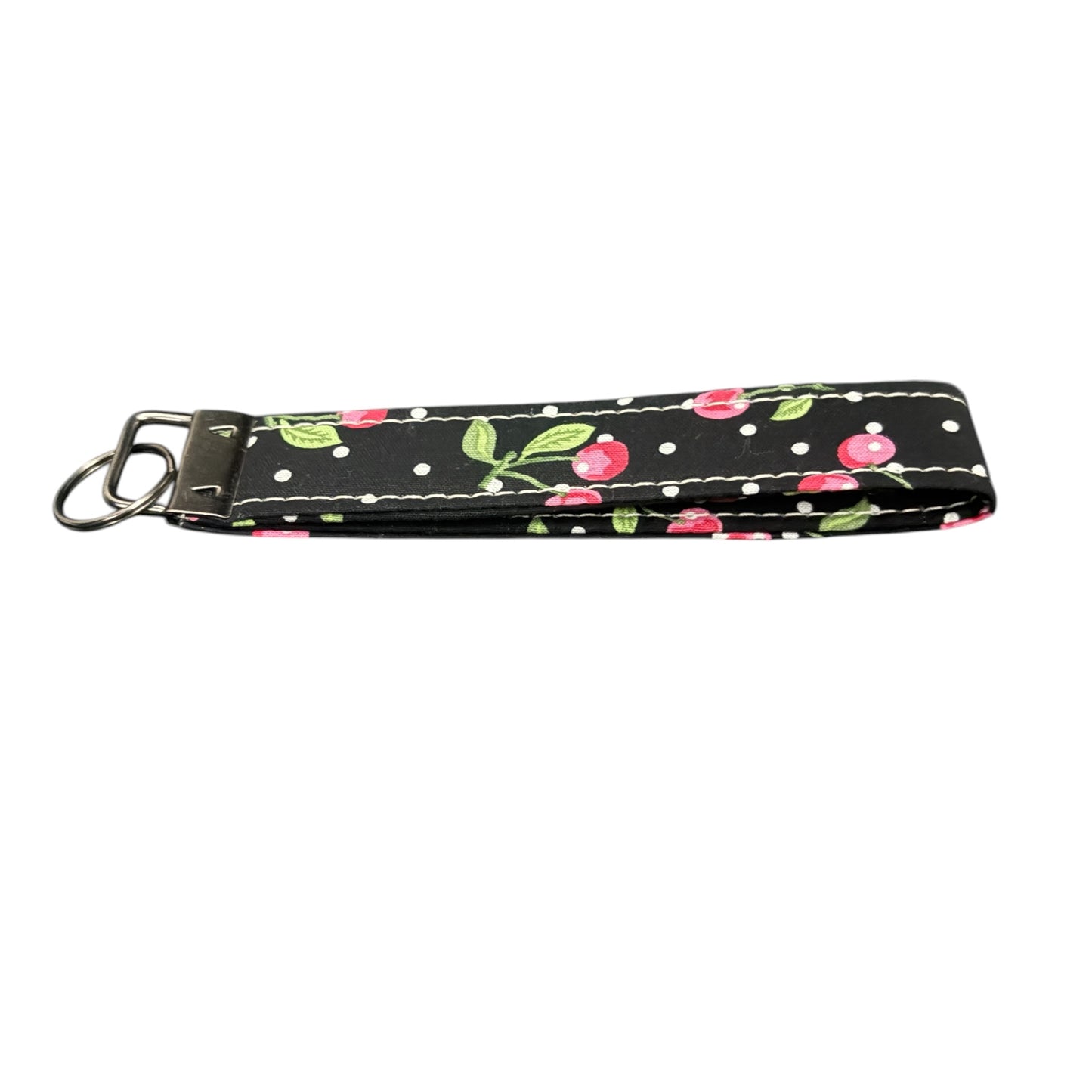 Key Chain Wristlet | Handmade Key Fob Wristlet Cherry