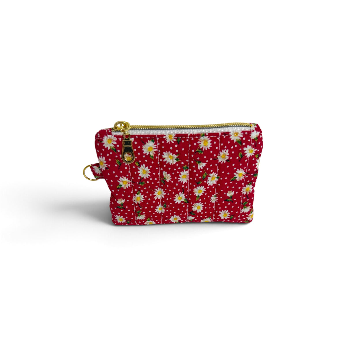 Coin Pouch | Red White Floral