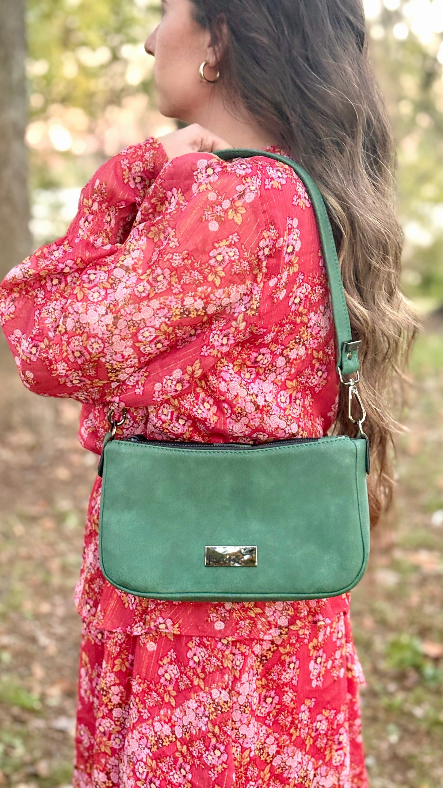 Aries - Green Shoulder Bag