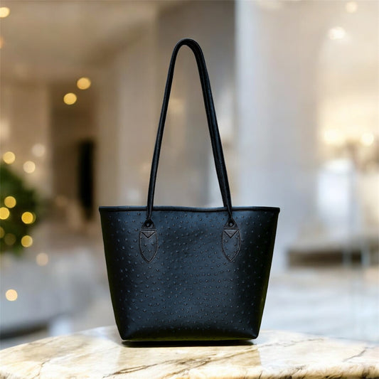 Carry All Black Shoulder Bag