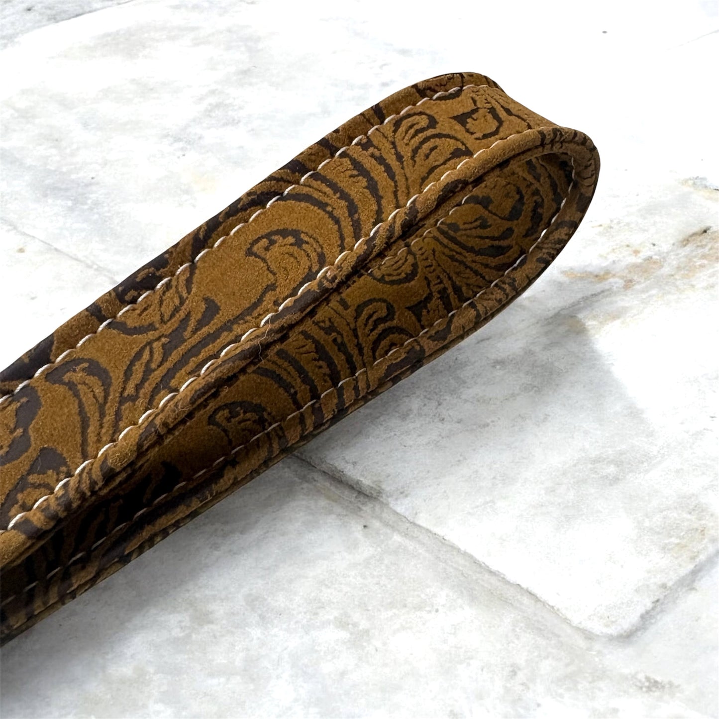 Key Chain Wristlet | Handmade Key Fob Wristlet Brown Suede