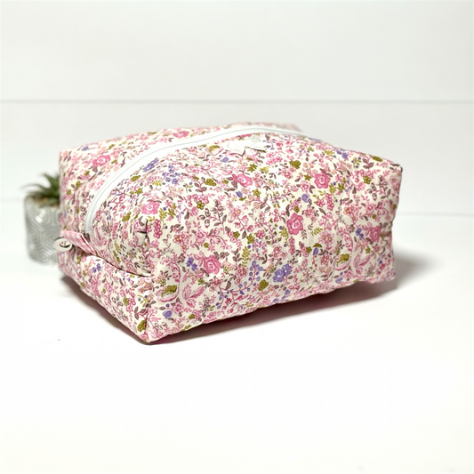 Boxy Carry All Bag Large - Pink Floral