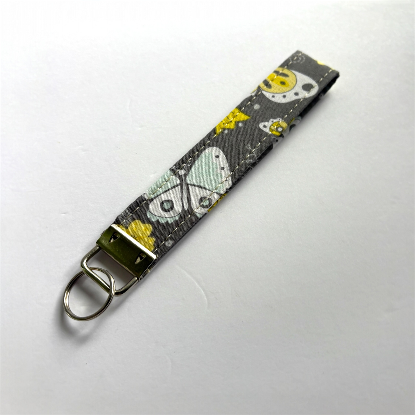 Key Chain Wristlet | Handmade Key Fob Wristlet Butterfly Design
