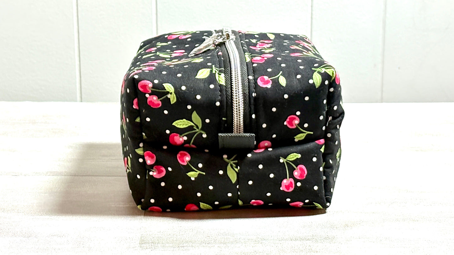 Cherry Makeup Boxy Bag