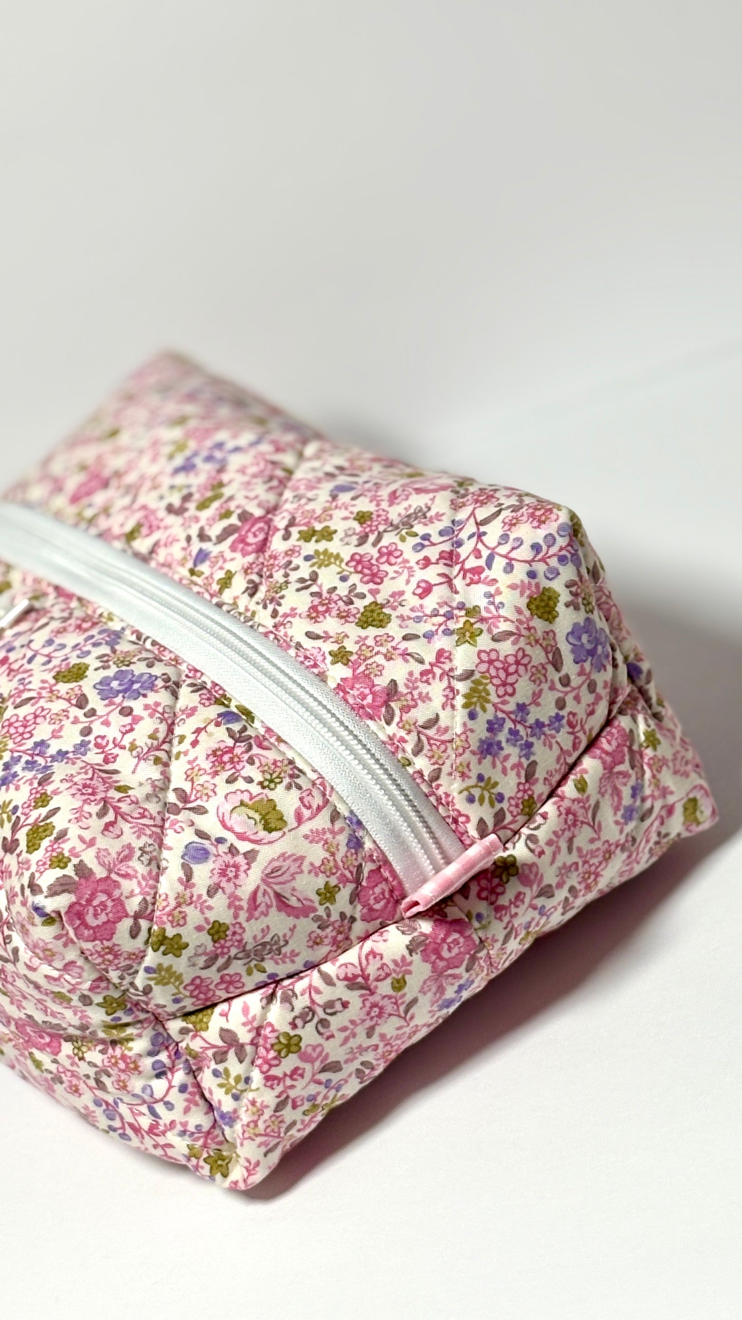 Make-Up/Boxy Bag Large - Pink Floral