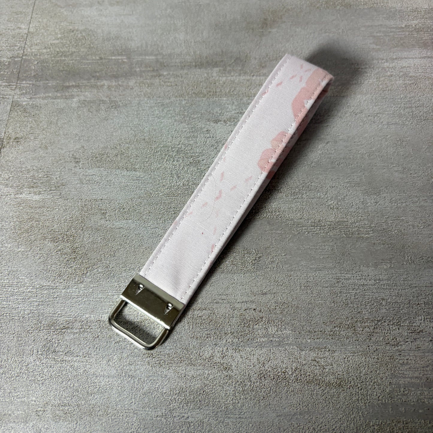 Pink Bow Key Fob Wristlet | Handmade Keychain