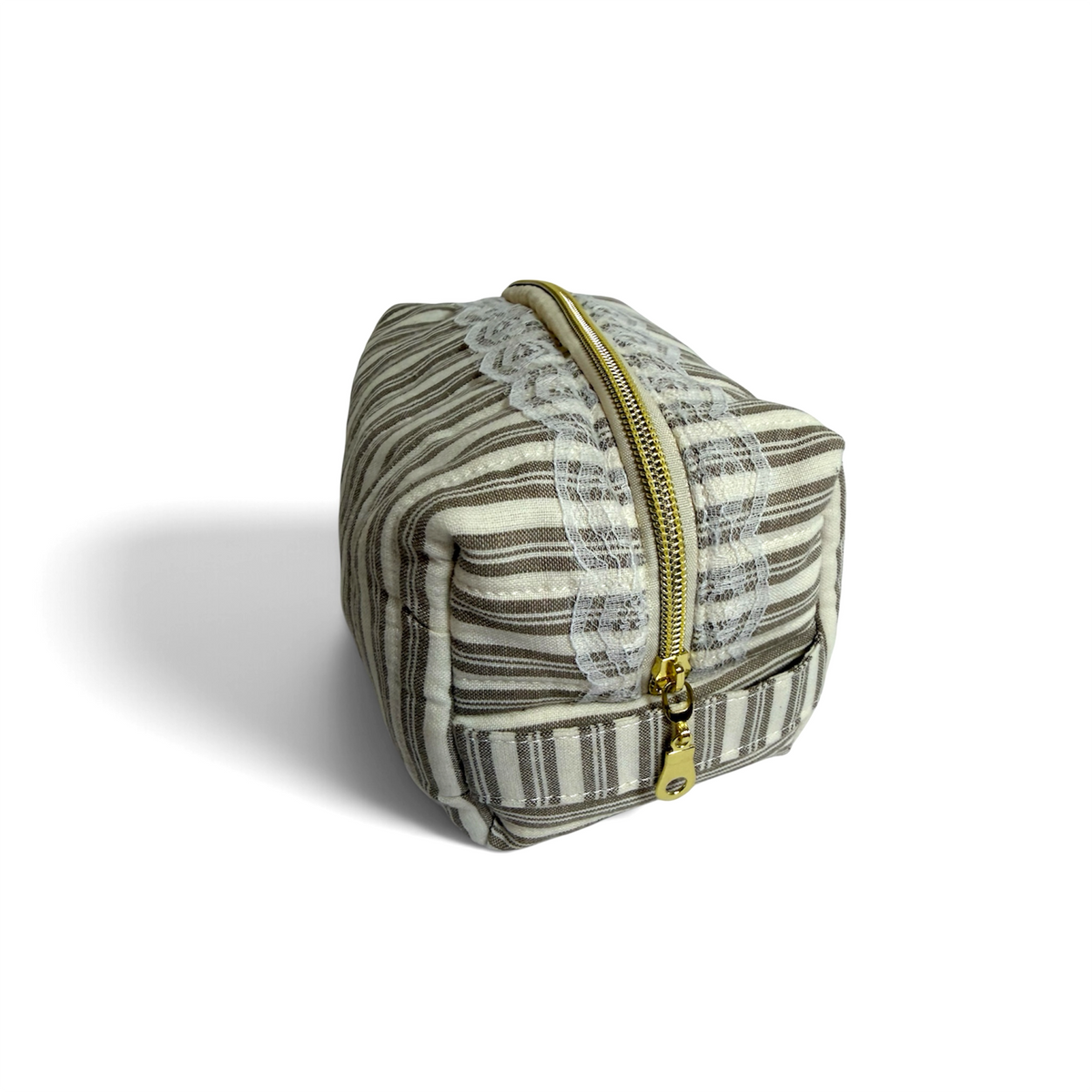 Boxy Carry All Medium Bag | Lace Beige
