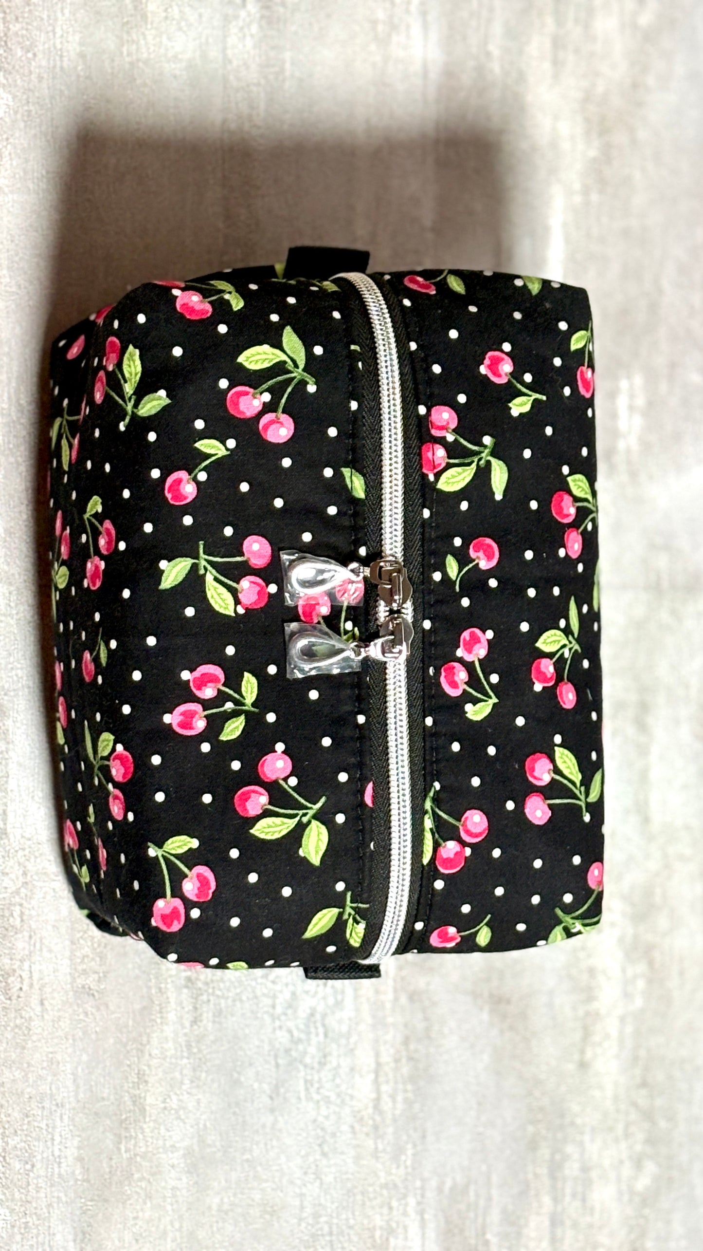 Cherry Makeup Boxy Bag