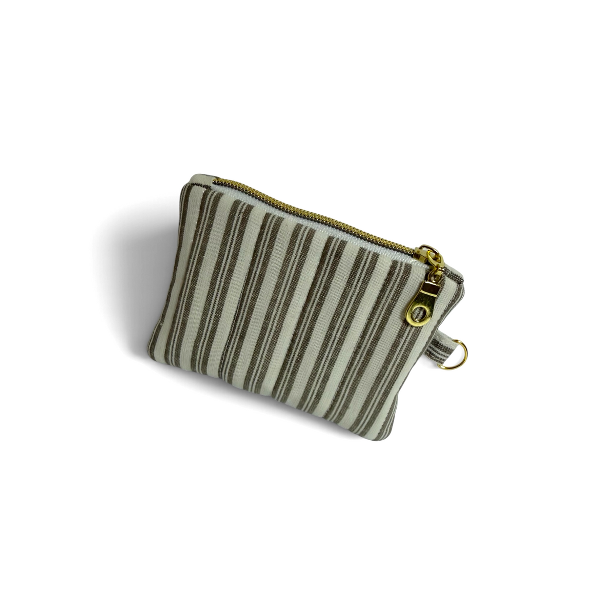Coin Pouch | Beige Stripe