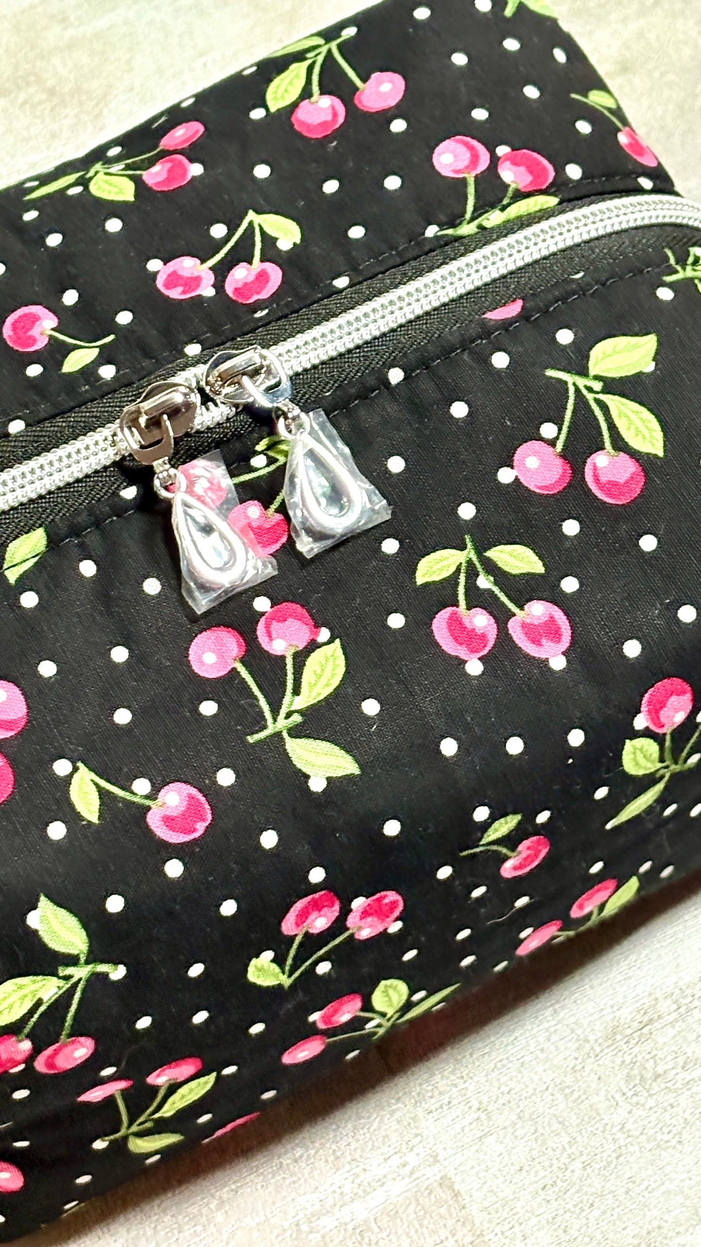 Cherry Makeup Boxy Bag