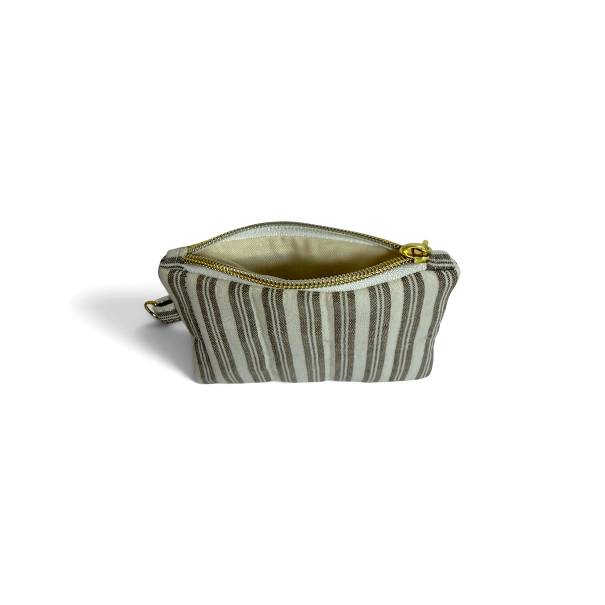 Coin Pouch | Beige Stripe