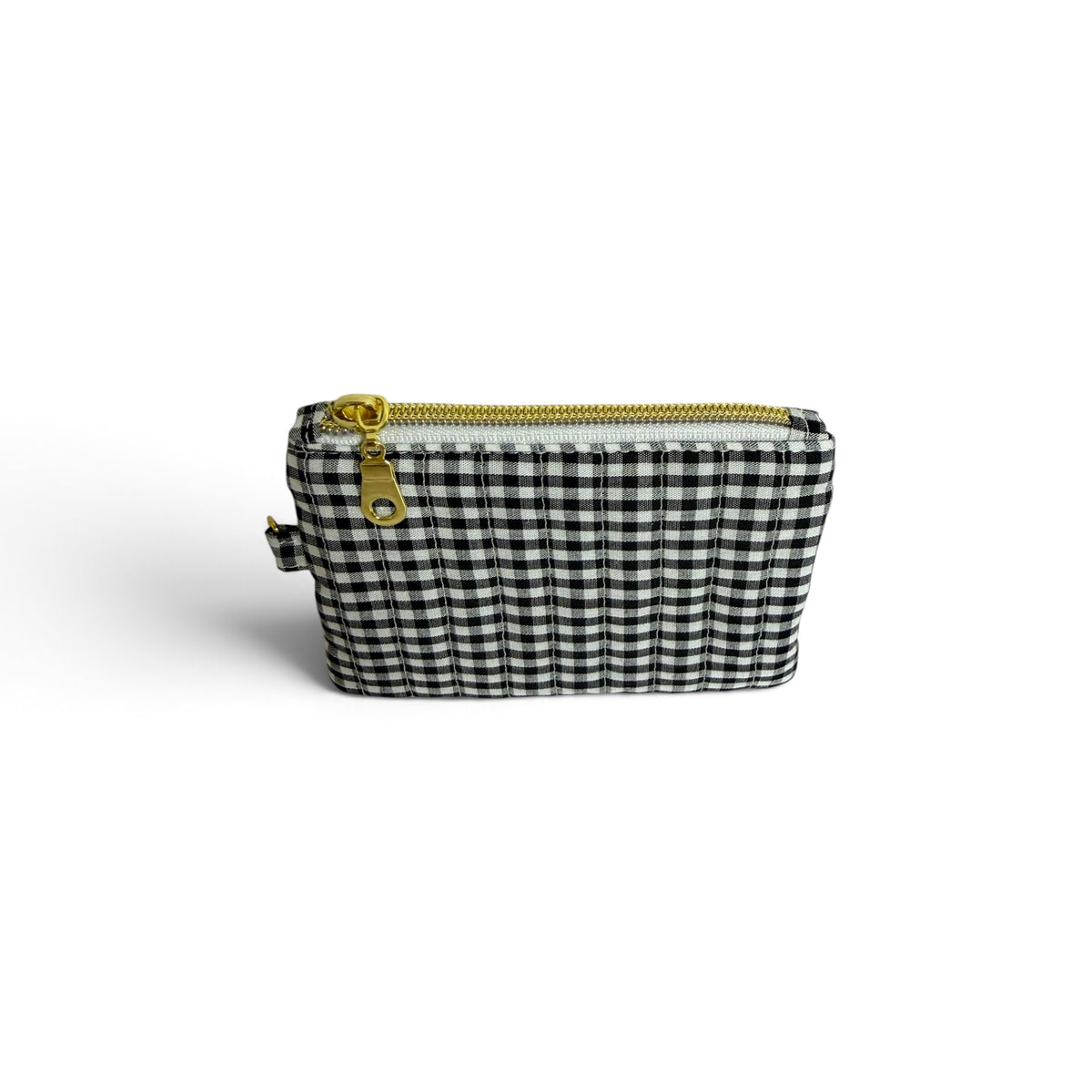 Coin Pouch | Black White Gingham