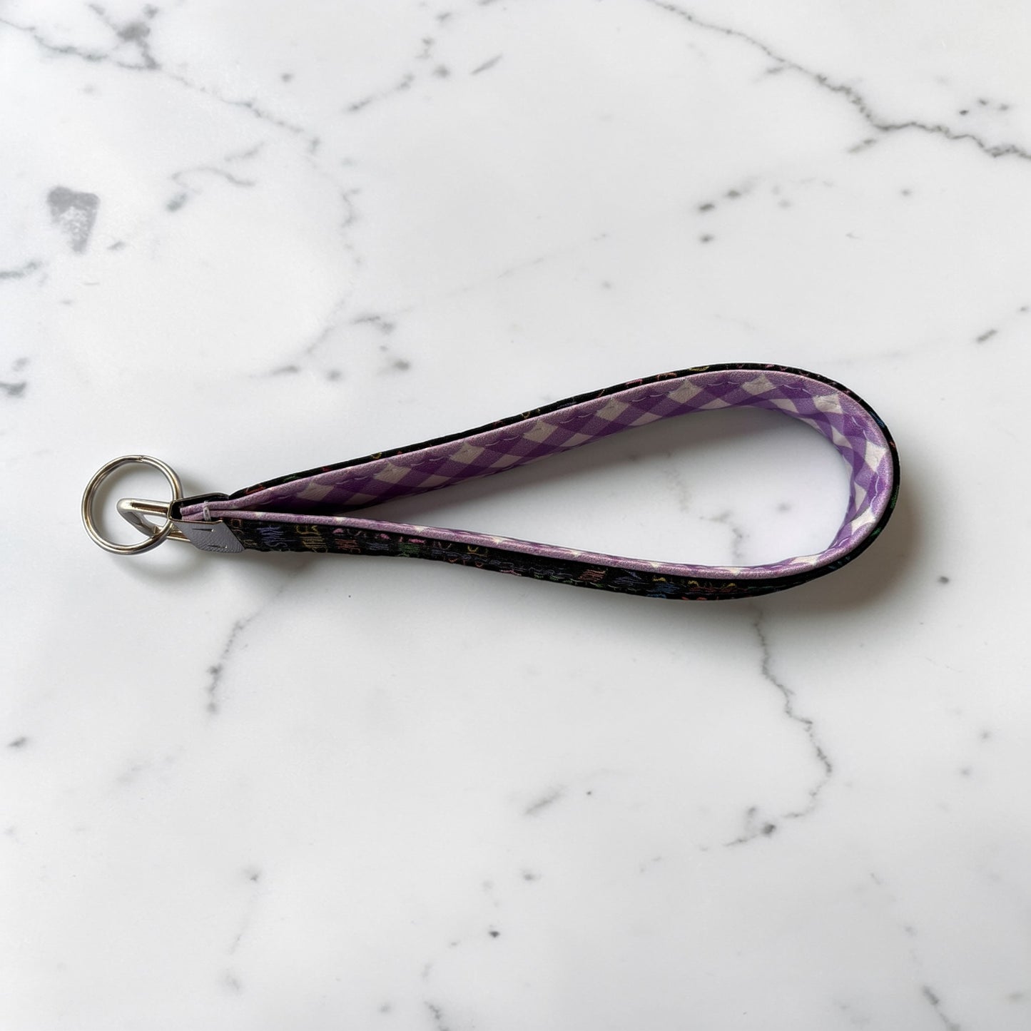Key Chain Wristlet | Handmade Key Fob Wristlet Inspirational Plaid