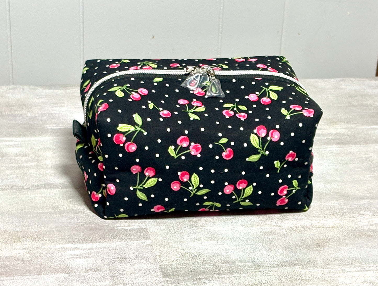Cherry Makeup Boxy Bag