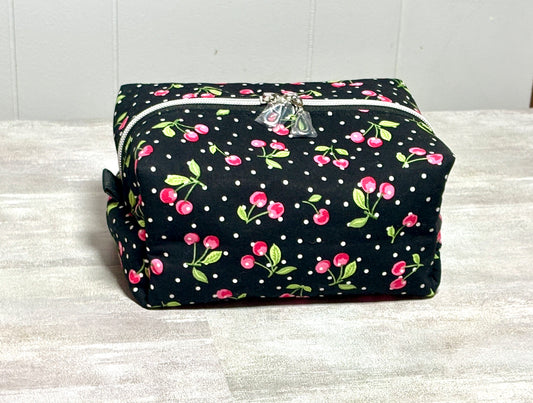 Cherry Makeup Boxy Bag