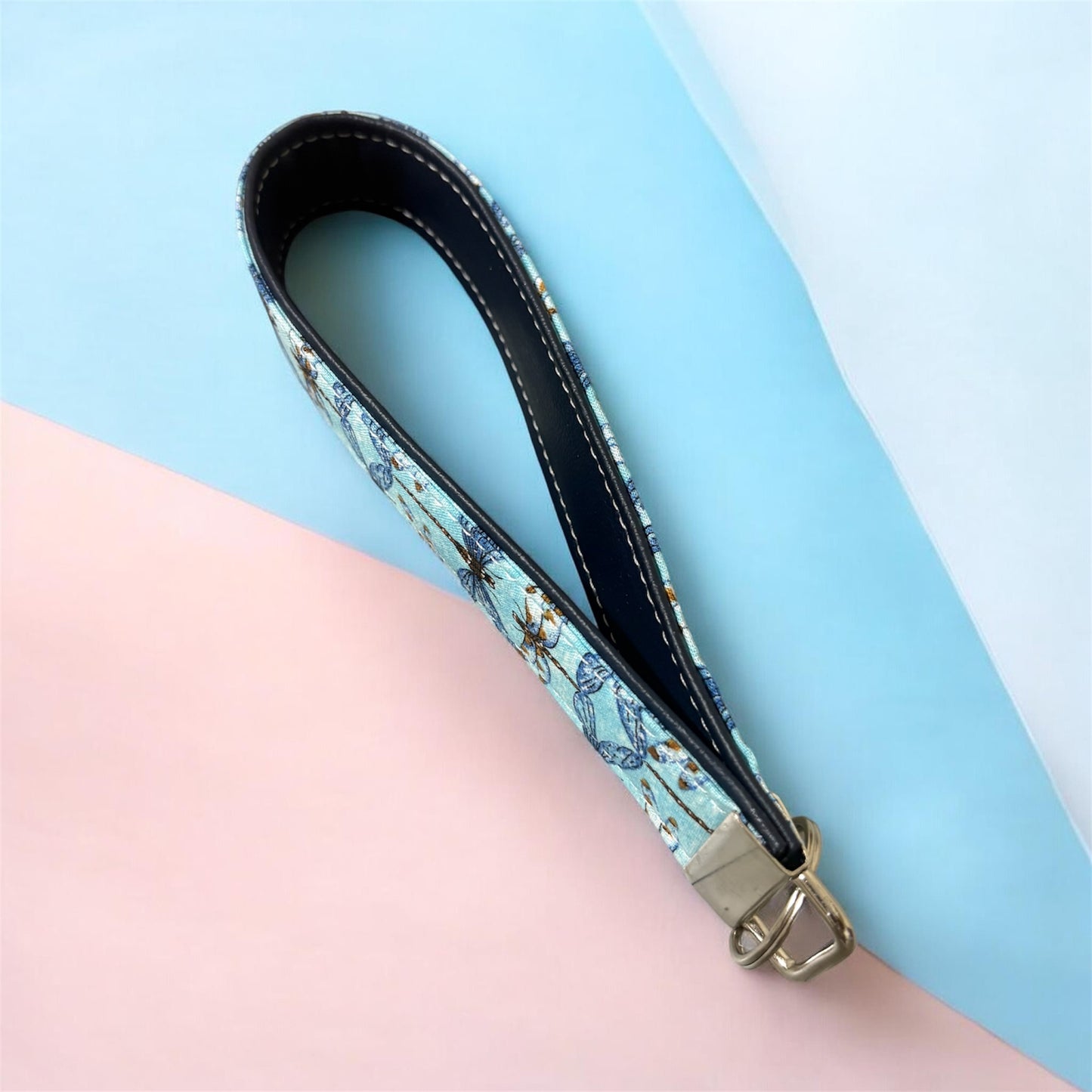 Key Chain Wristlet | Handmade Key Fob Wristlet Dragonfly