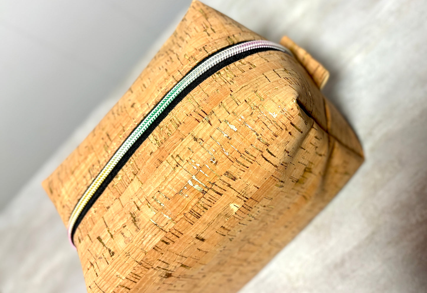 Cork Makeup Bag Toiletry Bag