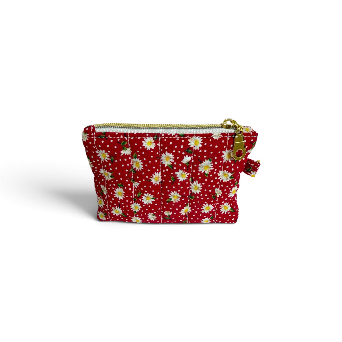 Coin Pouch | Red White Floral