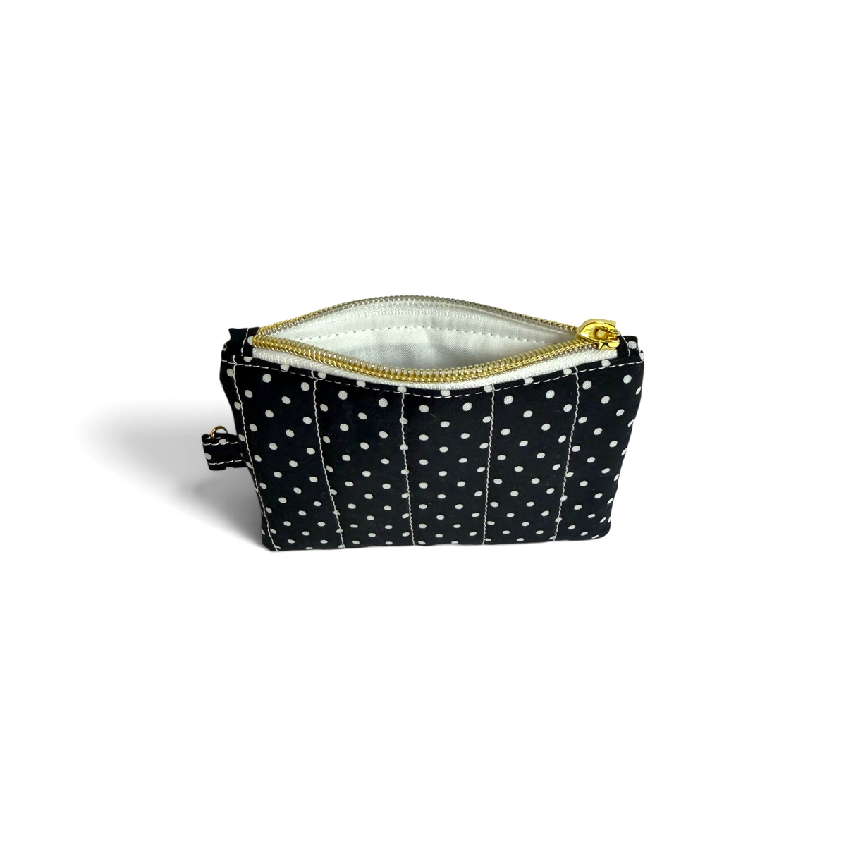 Coin Pouch | Navy White Dot