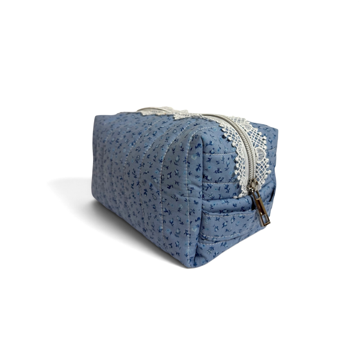 Boxy Carry All Medium Bag | Lace Blue Floral