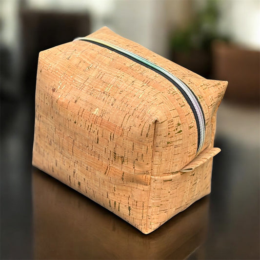 Cork Makeup Bag Toiletry Bag