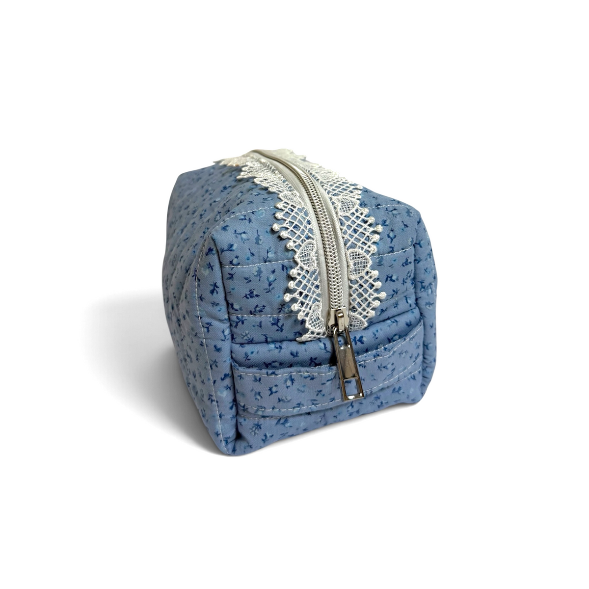 Boxy Carry All Medium Bag | Lace Blue Floral