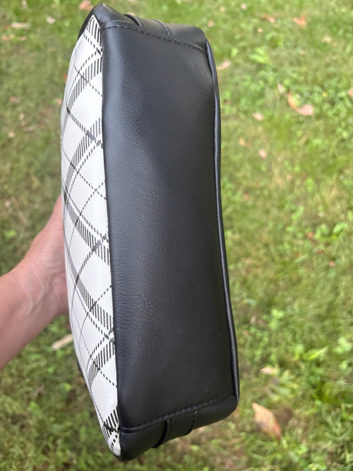 Black and White Kiana Handbag