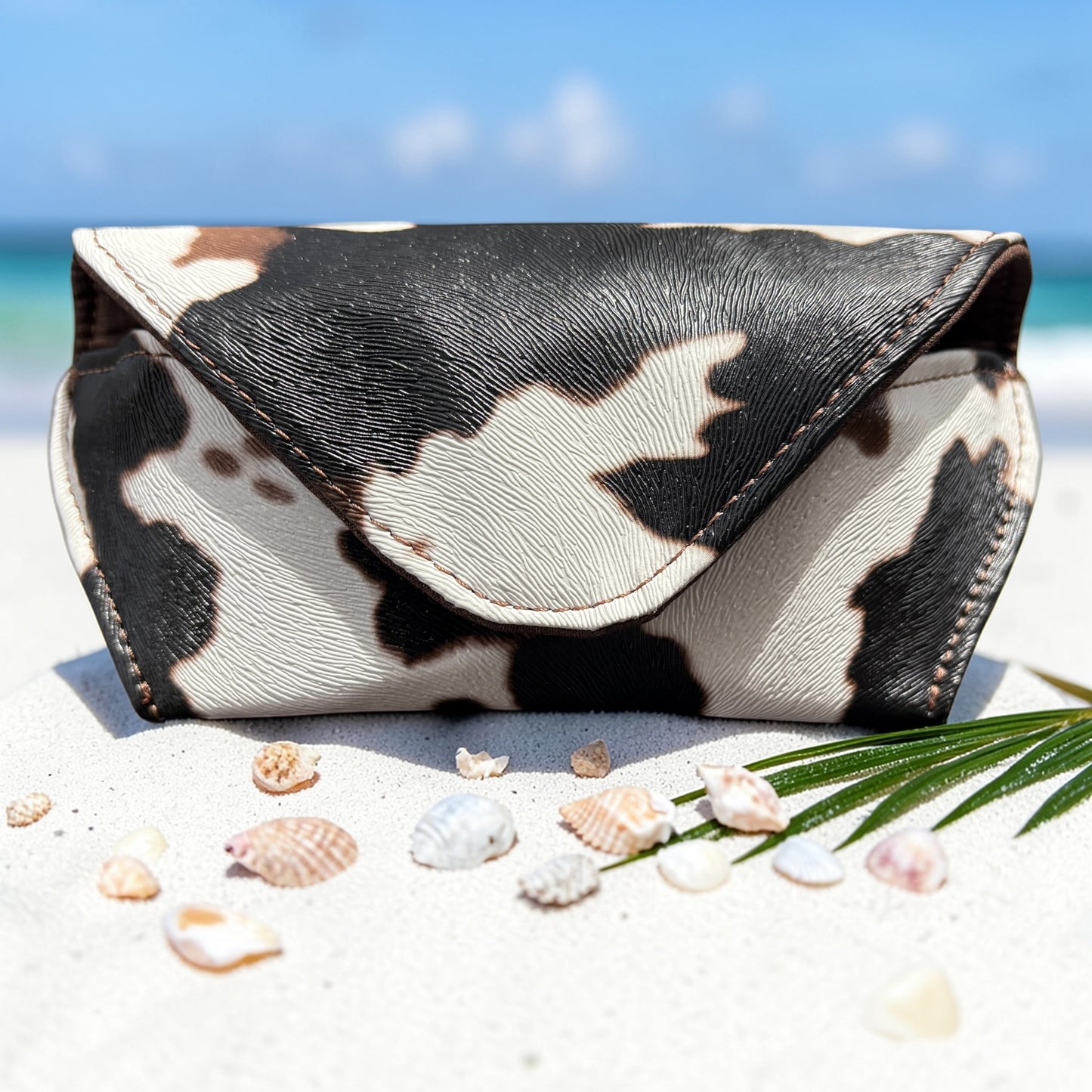 Sunglass - Eyeglass Case Cow Print