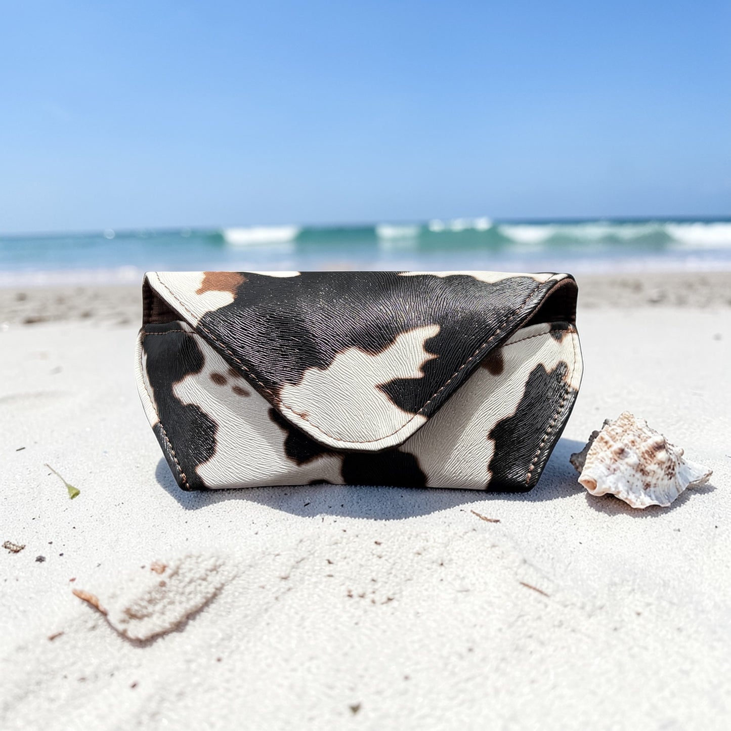 Sunglass - Eyeglass Case Cow Print