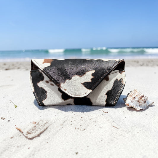 Sunglass - Eyeglass Case Cow Print
