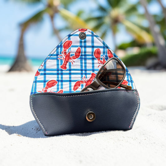 Sunglass - Eyeglass Case Navy Coastal Crab