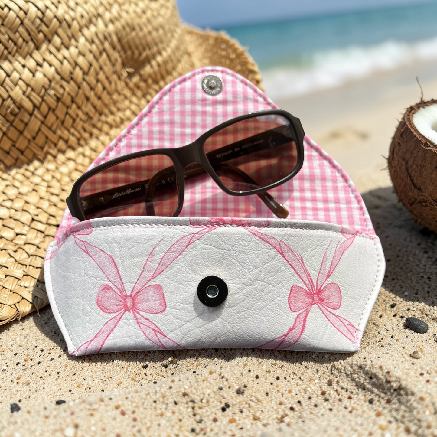 Sunglass - Eyeglass Case Pink Bow