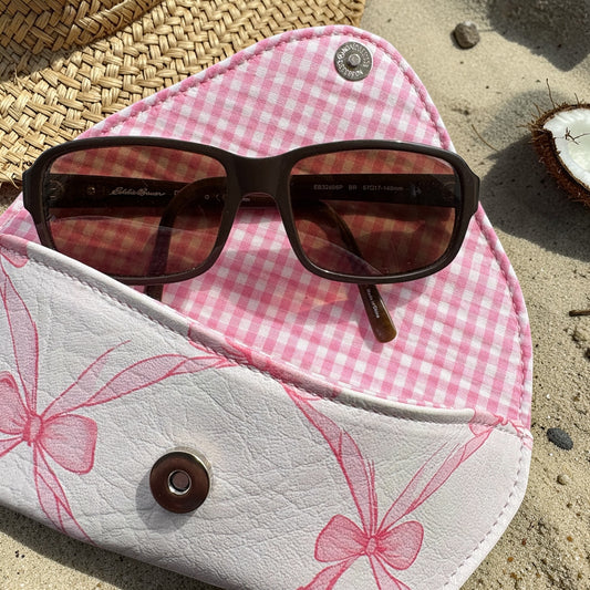 Sunglass - Eyeglass Case Pink Bow