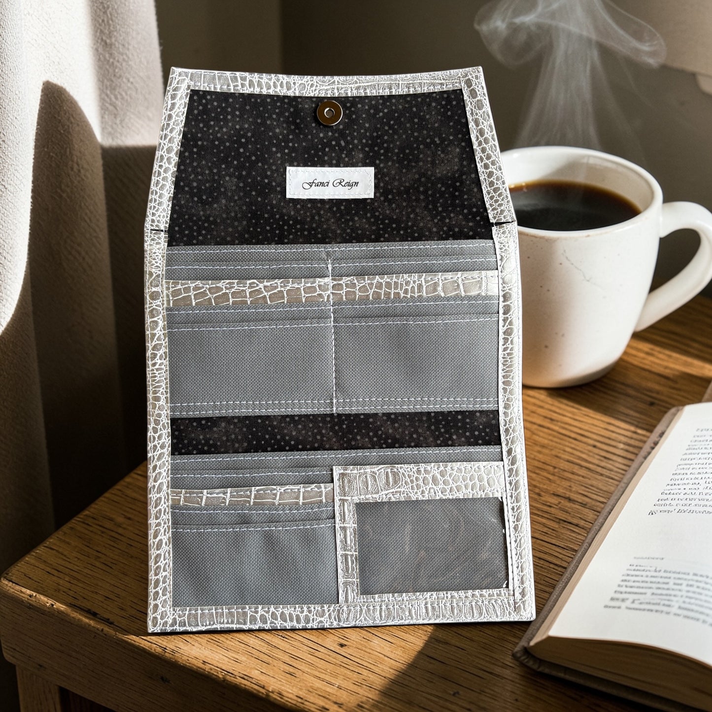 Wallet | Silver Croc Architect Wallet