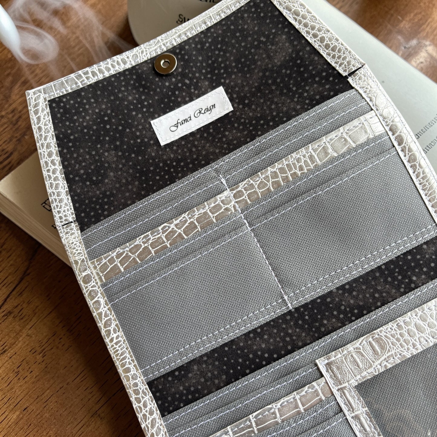 Wallet | Silver Croc Architect Wallet