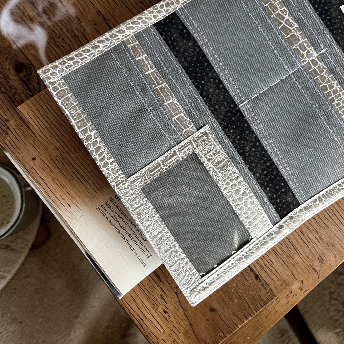 Wallet | Silver Croc Architect Wallet