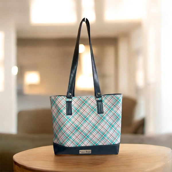 Plaid Tote Bag