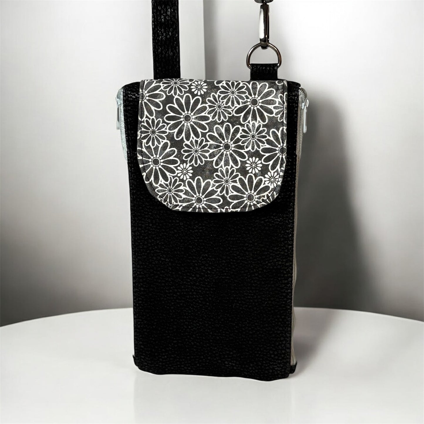 Zip & Go Crossbody Bag | Handmade Mini Purse with Built-In Wallet