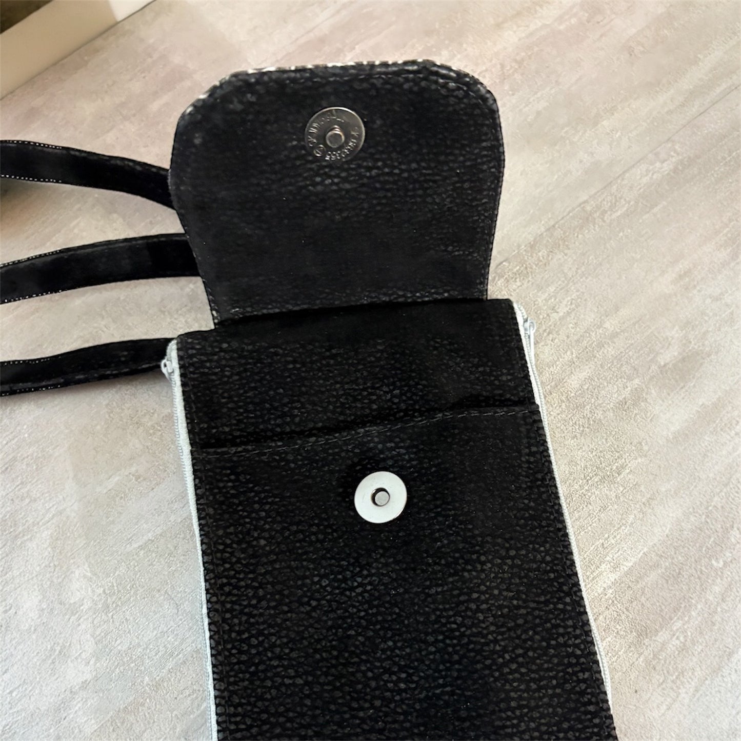 Zip & Go Crossbody Bag | Handmade Mini Purse with Built-In Wallet