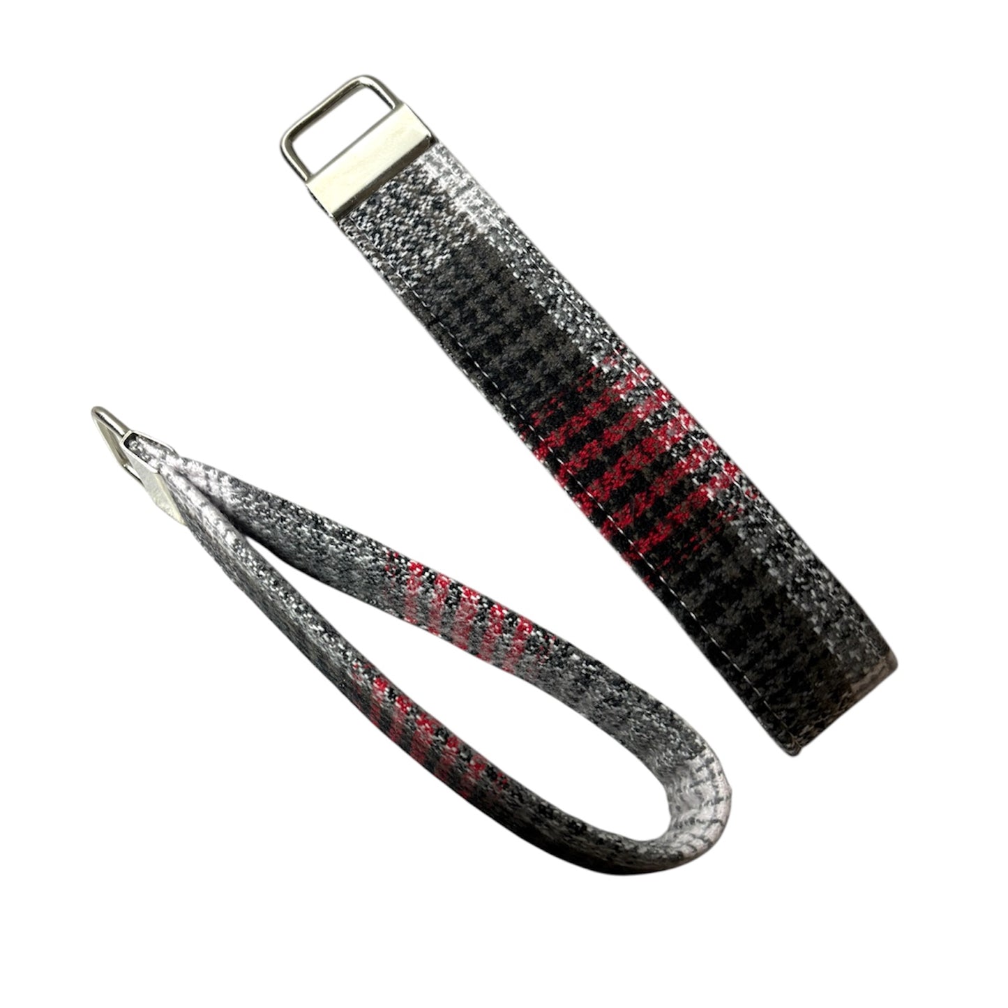 Cozy Cabin Plaid Key Chain Wristlet | Handmade Fabric Key Fob Wristlet