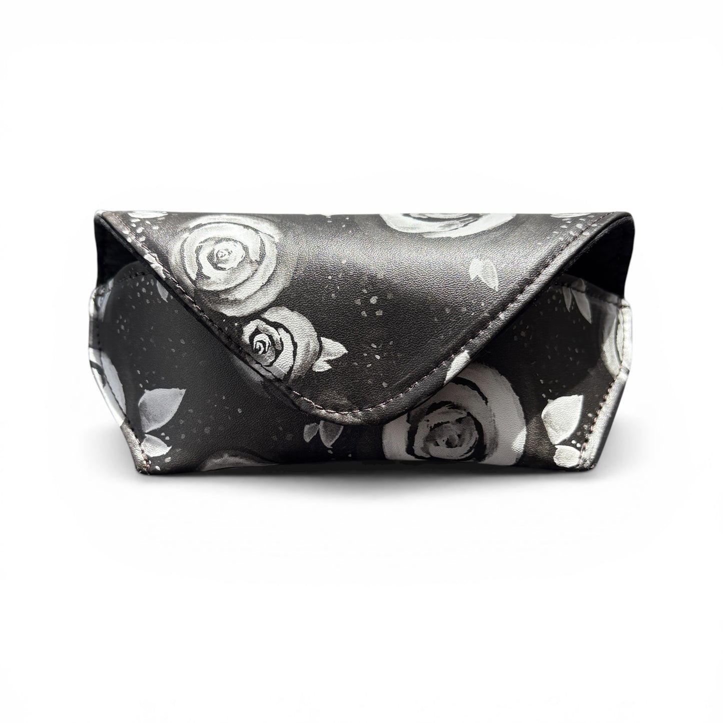 Sunglass - Eyeglass Case Black & White Floral