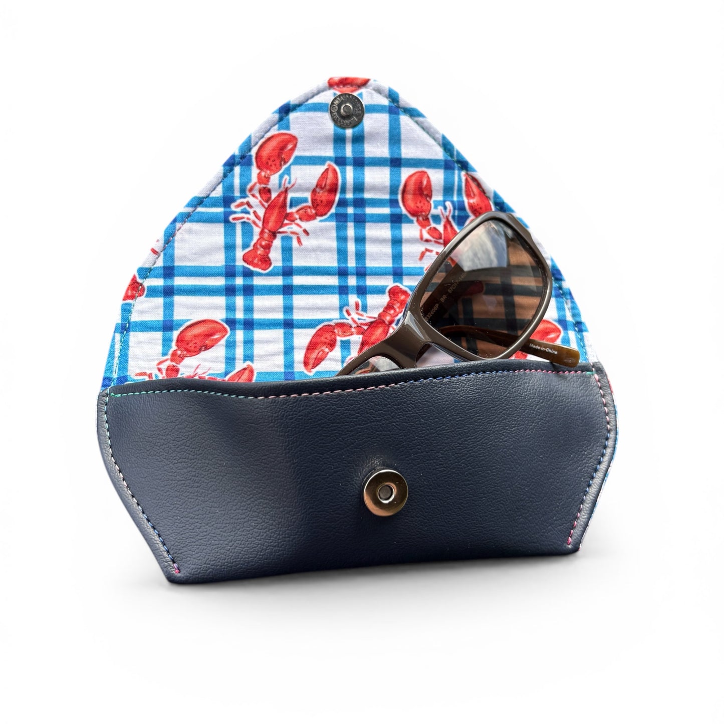Sunglass - Eyeglass Case Navy Coastal Crab