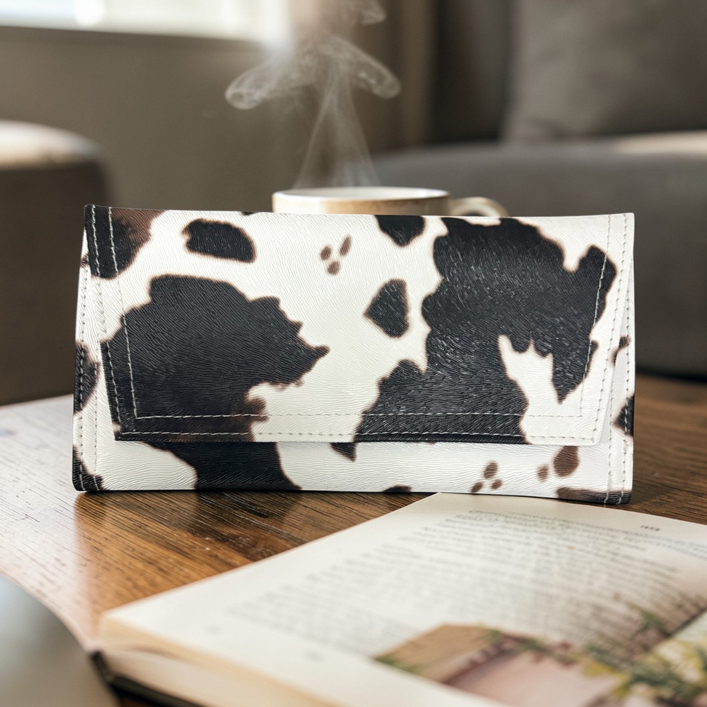 Wallet | Cow Print Architect Wallet