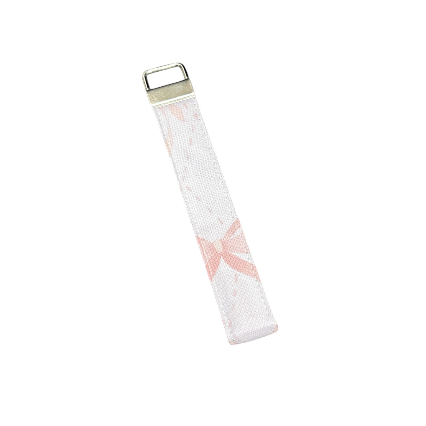 Pink Bow Key Fob Wristlet | Handmade Keychain